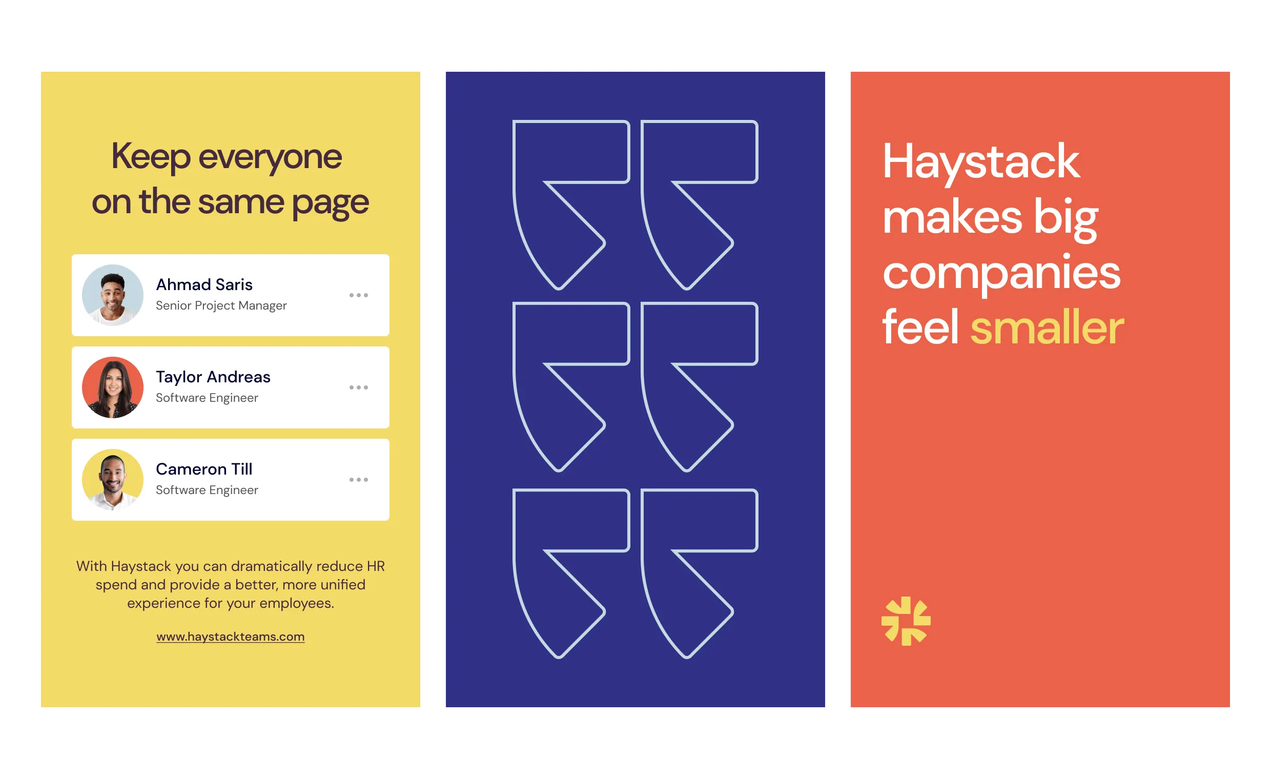 Haystack design