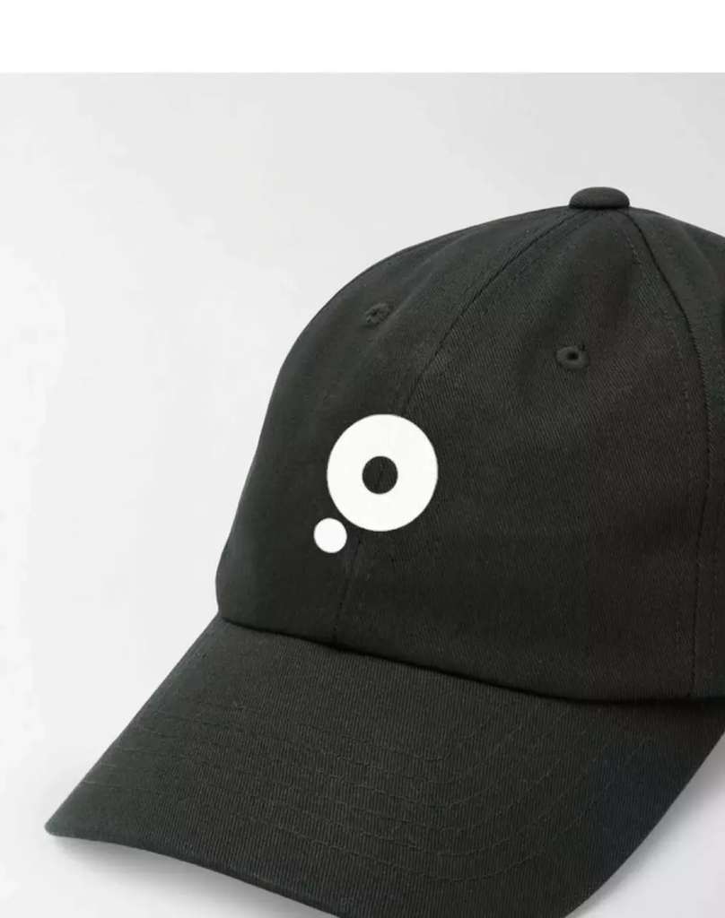 Black baseball cap with a white ProsperOps logo