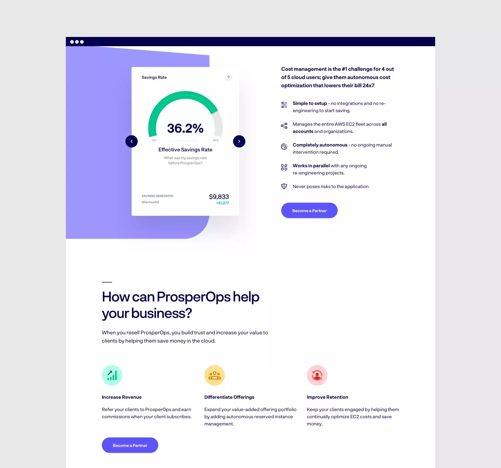 ProsperOps website