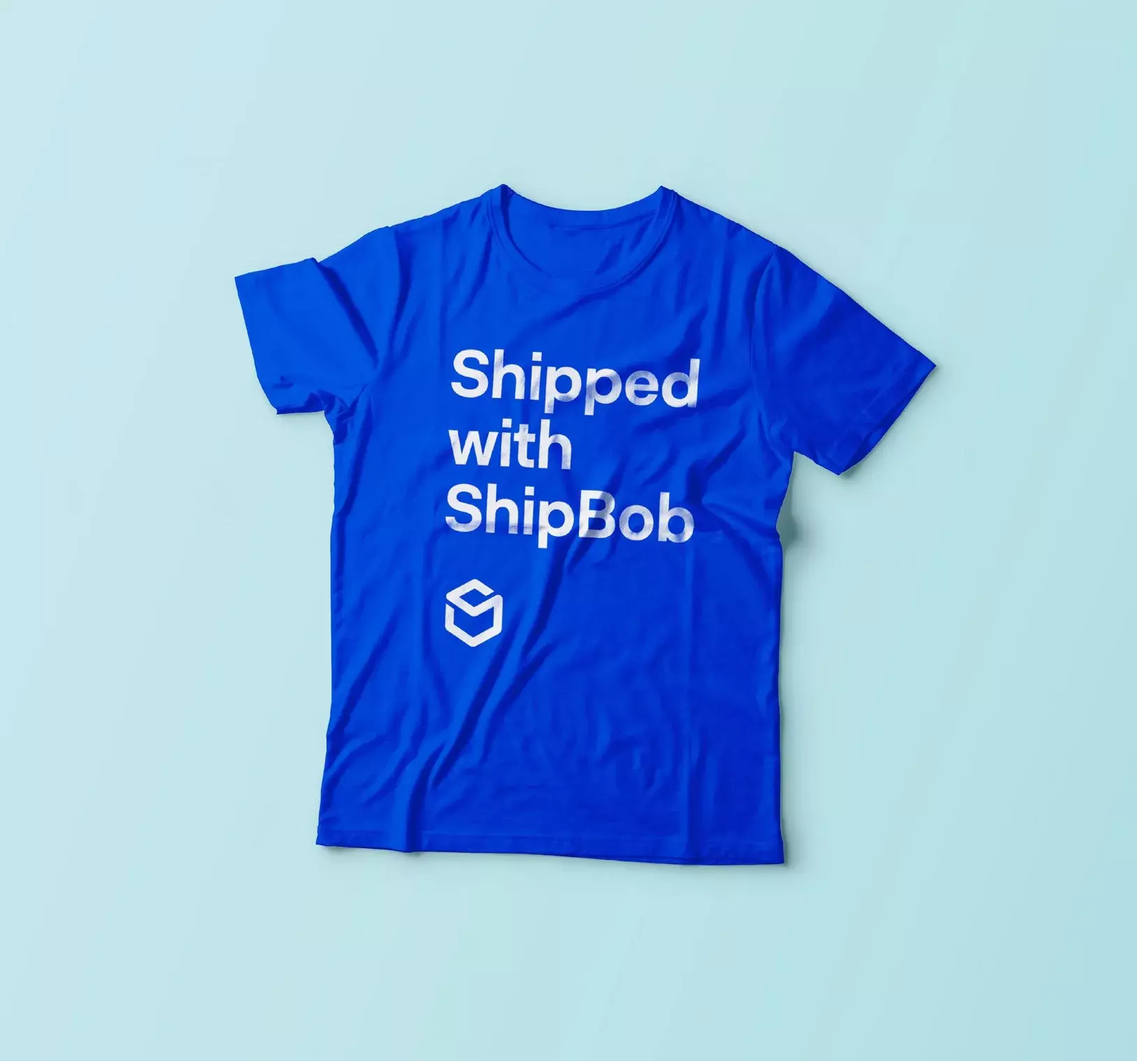 Shipbob t-shirt simulation by BB Agency