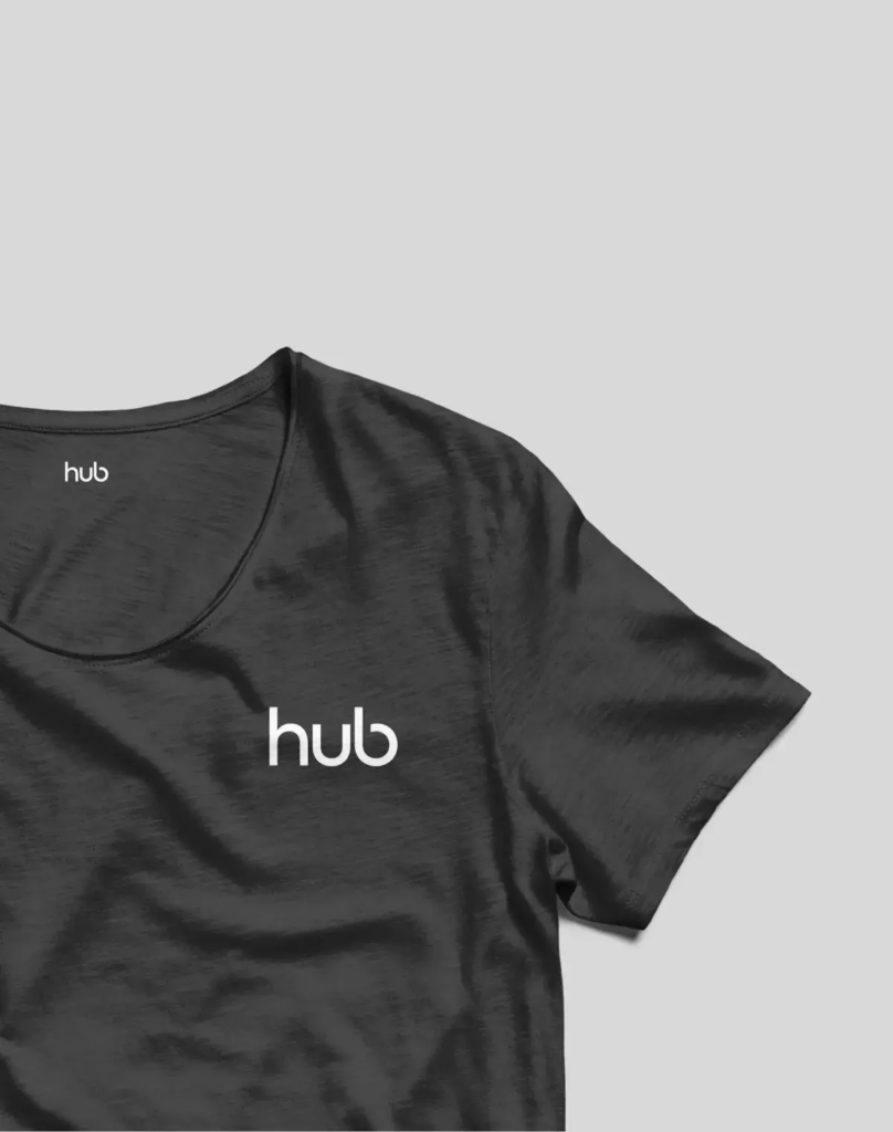 The Hub t-shirt simulation by BB Agency
