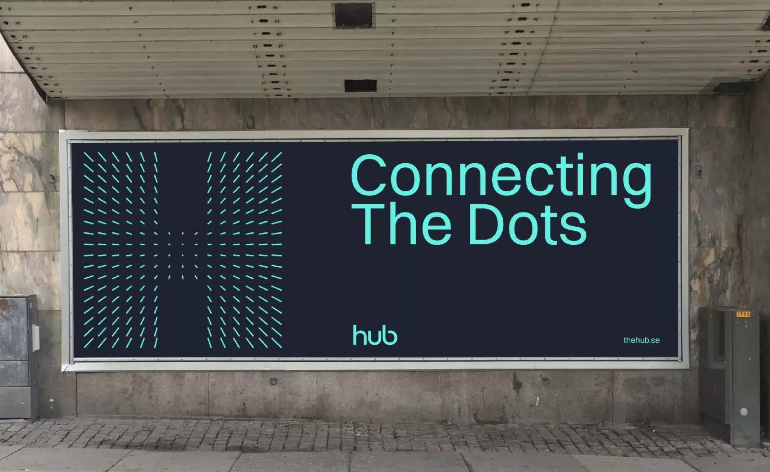 The Hub billboard simulation by BB Agency