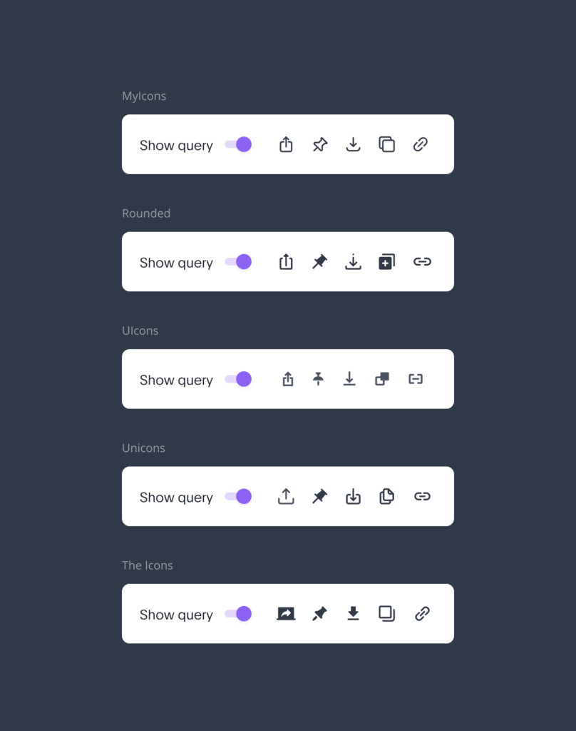 ThoughtSpot icons by BB Agency