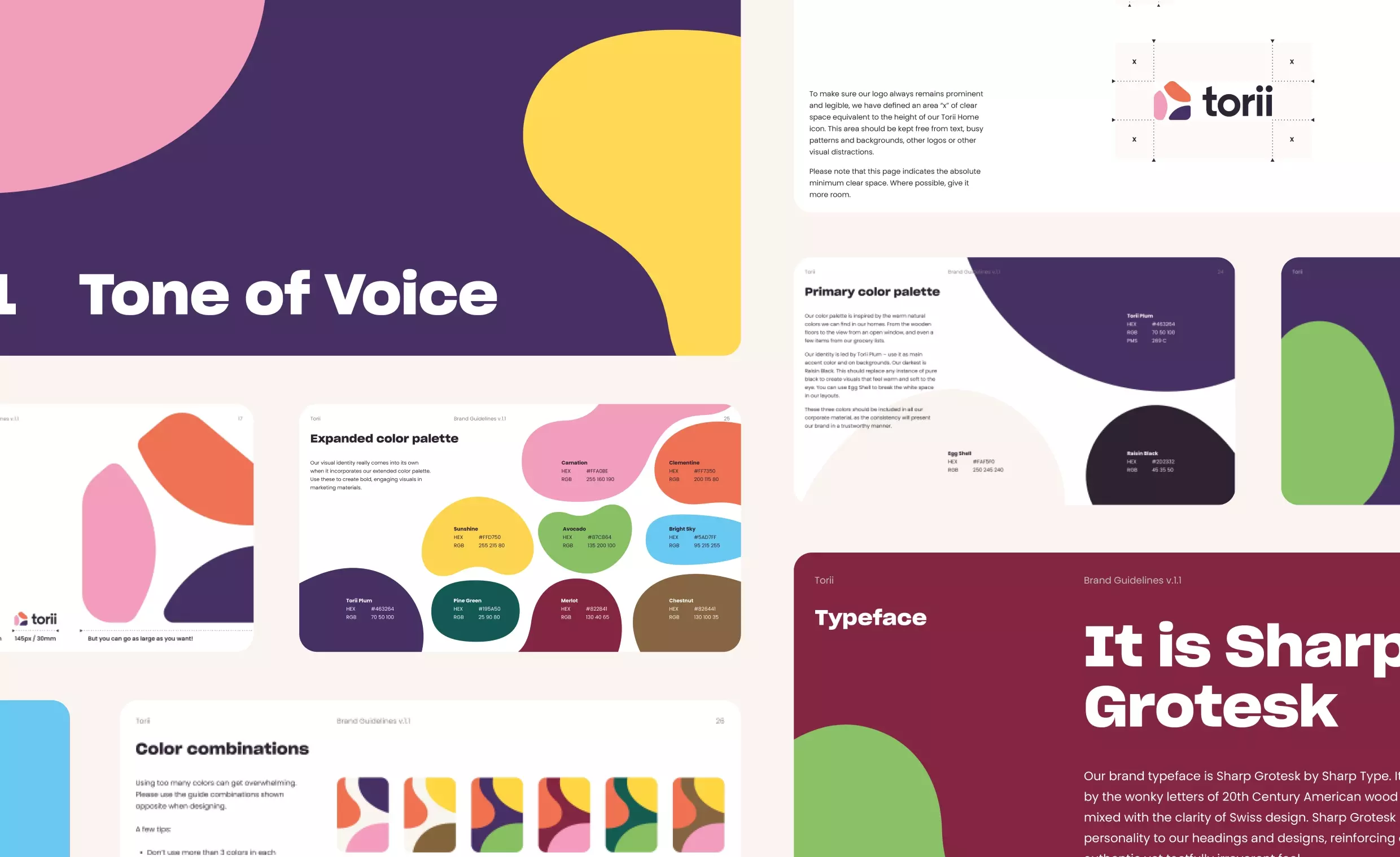 Torii tone of voice and visual identity