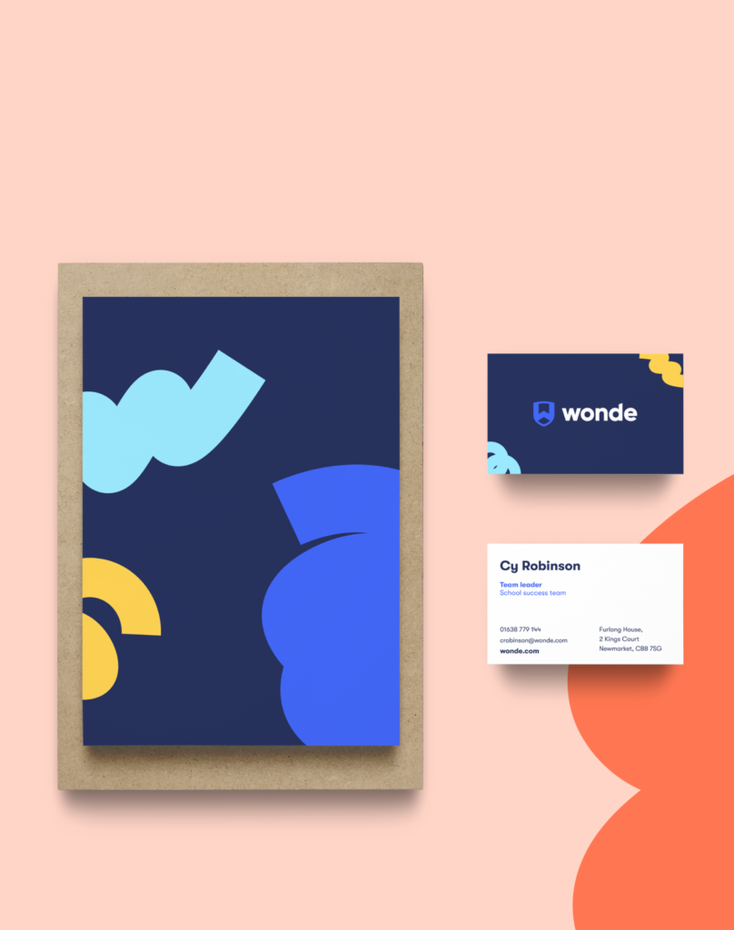 Wonde business cards concept by BB Agency