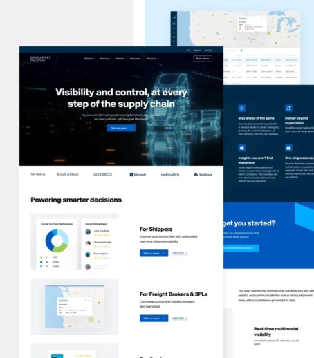 Descartes web design by BB Agency