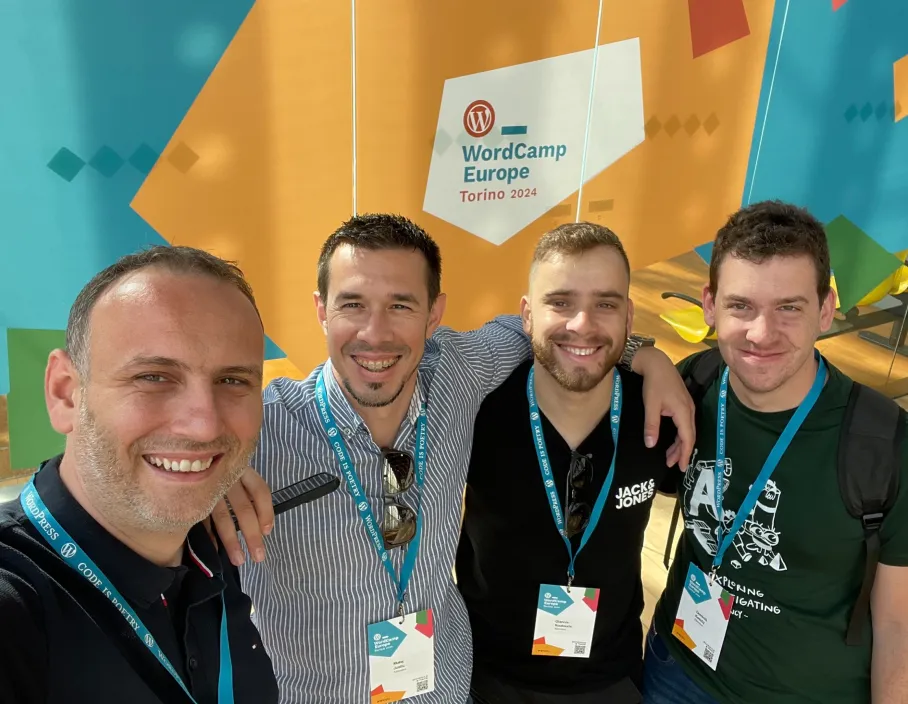 BB team at the WordCamp conference