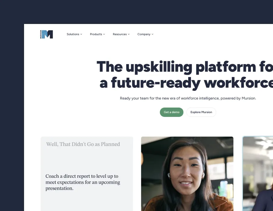 Mursion website launch visual